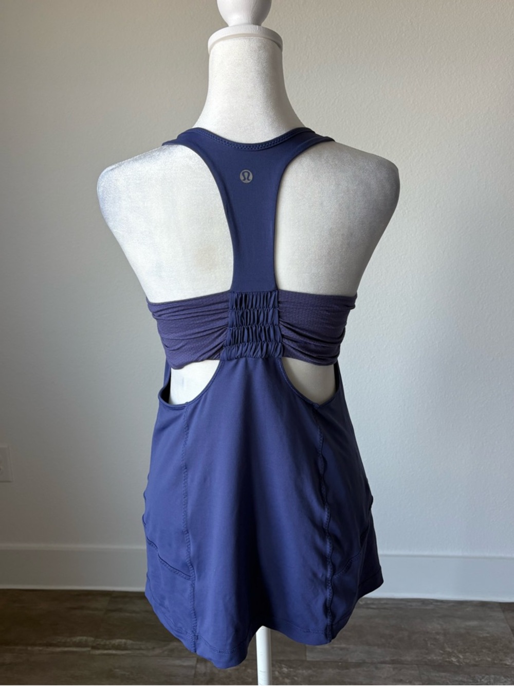 lululemon athletica Navy Blue Racerback Tank Top